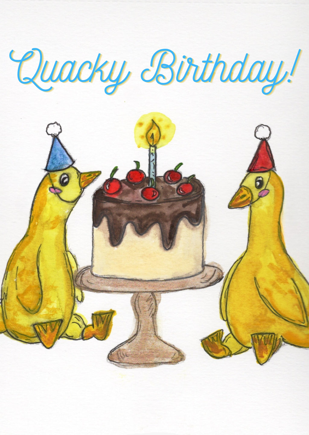Quacky Birthday Greeting Card