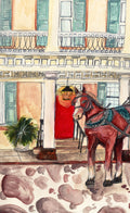 Charleston Street Watercolor Digital Download