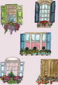 Charleston Window Box Watercolor Digital Download