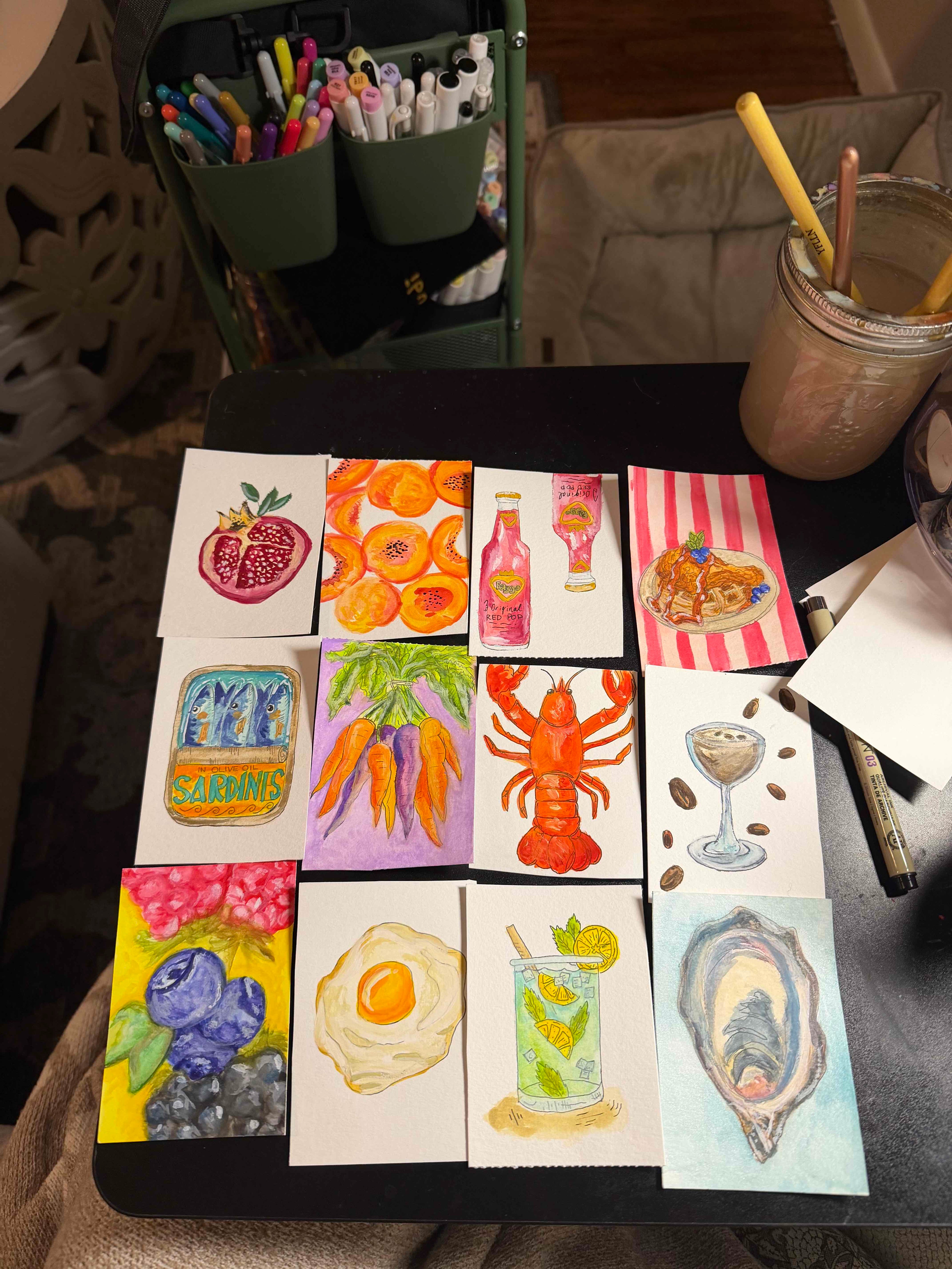 Mini Watercolor Print Mystery Packages